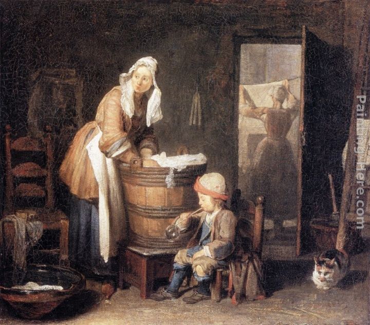 Jean Baptiste Simeon Chardin The Laundress